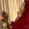 حیوان خانگی عجیب خانم بازیگر! +عکس