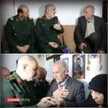 دیدار سردار سلامی با خانواده شهید عجمیان/عکس