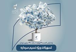 تسهیلات قرضالحسنه ۴ درصدی بانک سرمایه با «نسیم سرمایه» تسهیلات قرضالحسنه ۴ درصدی بانک سرمایه با «نسیم سرمایه»