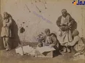 عکس/ ساخت و فروش فرفره در زمان قاجار