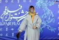 تیپ کرونایی سارا بهرامی در جشنواره فیلم فجر+عکس