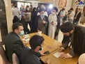 نوه امام خمینی(ره) در نجف اشرف رای داد + عکس
