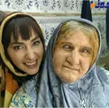 گریم متفاوت محسن تنابنده و ژست خنده دار بازیگر زن مشهور!