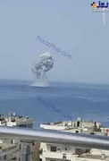 عکس/ سقوط جنگنده روسی در سواحل سوریه بخاطر برخورد با پرنده!