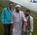 كوه نوردي سيد حسن خميني با لباس متفاوت +عكس