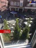 نخستین تصویر از خودروی ونی که در شهر «مونستر» چندین نفر را زیر گرفت!
