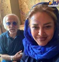 سلفی بهاره رهنما با پدرش
