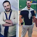 بازیگری که 40 کیلو وزن کم کرد+عکس