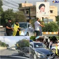 عکس/ پخش شیرینی توسط مادر شهید «علی محسن» در لبنان