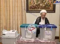 آیت الله مکارم شیرازی رای خود را به صندوق انداخت/عکس