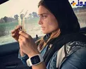 عکسی دیده نشده از ژست خانم بازیگر در خودرو شخصی اش