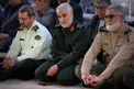 آخرین تصویر از حضور حاج قاسم در مراسم ارتحال امام
