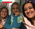 سلفی جالب خانم بازیگر با خواهرانش