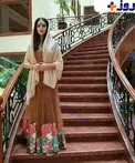 لباس هندی و عجیب و غریب خانم بازیگر+ عکس