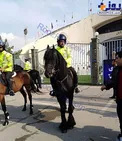 عکس/پلیس اسب سوار در اطراف ورزشگاه آزادی