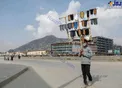 نوجوان دستفروش ماسک در کابل+عکس