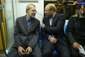 عکس/ لاریجانی و قالیباف در مترو