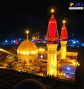تصویری زیبا از گنبد حرم امام حسین