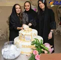 تیپ خاص خانم بازیگر در یک سالن زیبایی+ عکس