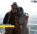 عکس دیده نشده آقای بازیگر و همسرش در دریا