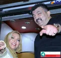 ژست عجیب خانم و آقای بازیگر در یک عکس
