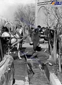 عکس/ شستشو در جوی خیابانی در تهران سال 1335