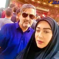 حجاب جالب خانم بازیگر در کربلا/عکس