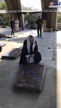 عکس/ حجت الاسلام رئیسی در مقبرةالشهداء کلکچال
