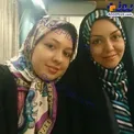 آزاده نامداری در کنار خواهرش+عکس
