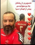مهراب قاسمخانی در رختکن+عکس