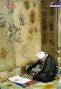 خلوت مخلصانه آیت الله بهجت با پروردگار/عکس