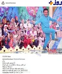 رقص هندی مجری مشهور وسط برنامه زنده تلویزیونی+ عکس