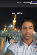 عکس/ سرمربی تیم ملی در حرم امام رضا (ع)