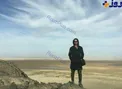 عکسی هنری و زیبا از بازیگر مشهور در کوهستان