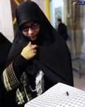 عکس/هدیه مقام معظم رهبری به همسر شهید حججی