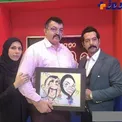عكس/حضور بازيگر معروف و همسرش در برنامه تلويزيوني