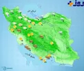 وضعیت هوای تهران و شهرستان + نقشه