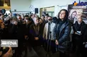 فاطمه معتمدآریا در مراسم تشییع پیکر شهلا ریاحی