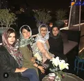 خانم بازیگر و دخترانش در کنار همسر شهاب حسینی+ عکس