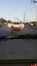 حمل بار عجیب و خطرناک با پراید در بزرگراه+عکس