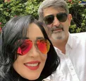 سلفی تابستانی سارا منجزی پور و پدرش