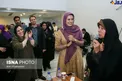 عکس/ فائزه هاشمی در ستاد دکتر روحانی