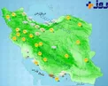 وضعیت آب و هوای مناطق مختلف کشور+ نقشه