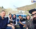 عکس/ توریست های اروپایی سوار بر نیسان آبی!
