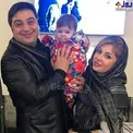 نیوشا ضیغمی و همسر و دخترش+عکس