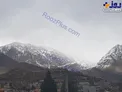 بارش برف در ارتفاعات دنا آغاز شد/عکس