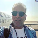 سلفی بازیگر نهنگ آبی در فرودگاه!
