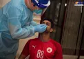 تست کرونا از مرتضی پورعلی‌گنجی در تیم العربی/عکس