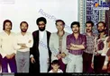 آيت الله خامنه‌ای پس از جلسه درس در مسجد كرامت مشهد