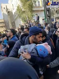 عکس/محمد انصاری در مراسم تشییع سردار شهید سلیمانی